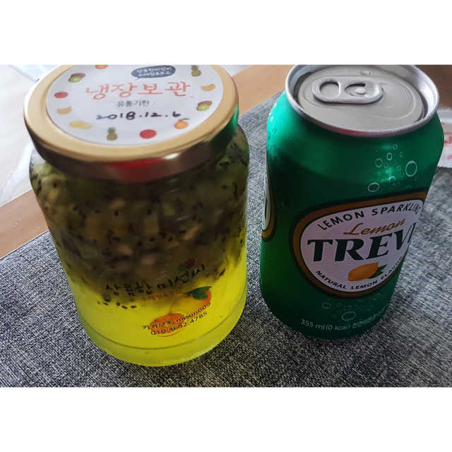 [수제과일청]파인애플청  키위청 리뷰 사진