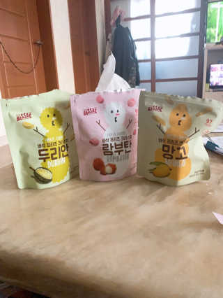 BASSAK 바삭 프리즈 크리스피 3종 — 4점을 준 리뷰어가 2020년 2월 올린 사용 사진