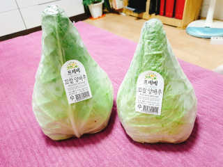 [프레베] 꼬깔양배추 3통 1.8kg 이상 — 5점을 준 리뷰어가 2018년 12월 올린 사용 사진