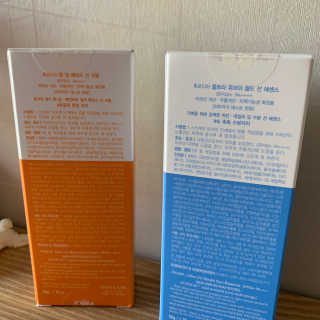 [후르디아] 혼합자차 선 에센스+톤업 선크림 2종 — 5점을 준 리뷰어가 2019년 6월 올린 사용 사진