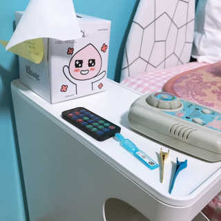 창신리빙 [프랑코 사이드테이블 휴지통] 똑똑한 정리 수납 — 5점을 준 리뷰어가 2020년 2월 올린 사용 사진