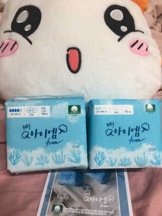 보타메디 마이아이엠 생리대 — 4.5점을 준 리뷰어가 2018년 12월 올린 사용 사진