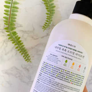 (주)에네스티 내추럴 촉촉  오트밀 바디로션 500ml — 5점을 준 리뷰어가 2020년 3월 올린 사용 사진
