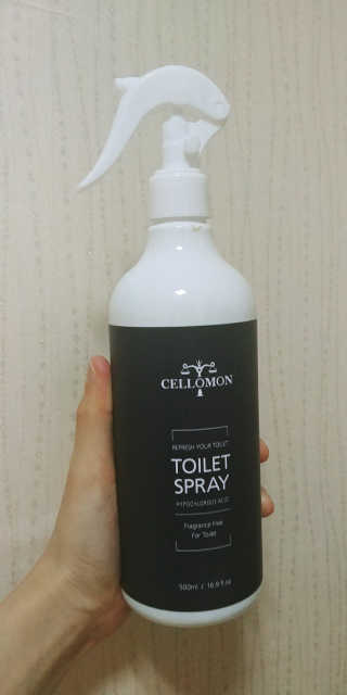 셀로몬 토일렛 스프레이 500ml — 4.83점을 준 리뷰어가 2018년 5월 올린 사용 사진