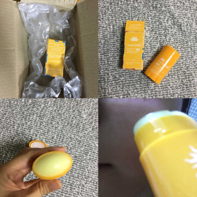[스킨큐어] 산다화 내추럴 액티브 썬스틱 리뷰 사진