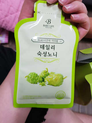 [바로푸드] 데일리 숙성노니원액 30ml x 28팩_1박스 — 5점을 준 리뷰어가 2019년 6월 올린 사용 사진