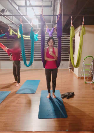 [별이 빛나는 요가필라] 플라잉요가, 일반 요가 4회 — 4점을 준 리뷰어가 2018년 10월 올린 사용 사진