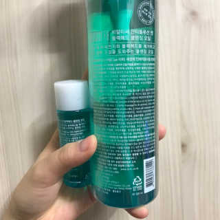 비알티씨 안티폴루션 블랙헤드 클렌징 오일 — 5점을 준 리뷰어가 2019년 3월 올린 사용 사진
