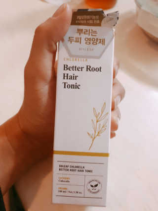 달리프 클로렐라 베러 루트 헤어토닉 100ml — 4점을 준 리뷰어가 2020년 1월 올린 사용 사진