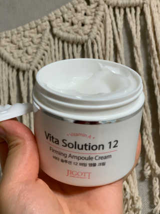 지고트 비타솔루션12 퍼밍 앰플 크림 100ml — 3점을 준 리뷰어가 2019년 7월 올린 사용 사진