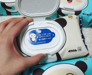 달곰이 물티슈 — 5점을 준 리뷰어가 2019년 3월 올린 사용 사진