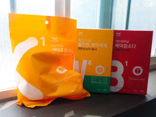 레인보우샵 올인원세탁세제,베이킹소다 스틱포6개입+세탁조클리너 — 4점을 준 리뷰어가 2018년 4월 올린 사용 사진