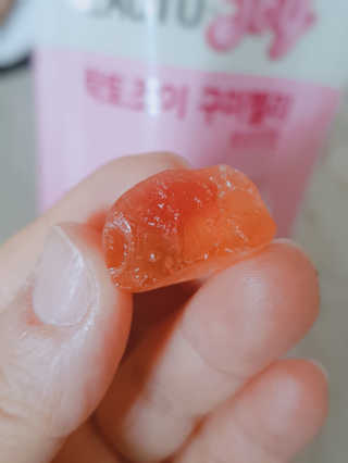 락토조이 구미젤리 복숭아맛 — 5점을 준 리뷰어가 2019년 10월 올린 사용 사진