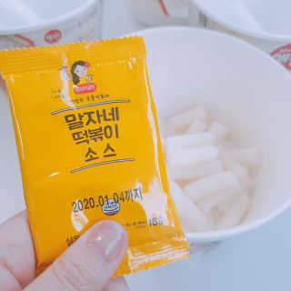 청담동말자싸롱 말자네떡볶이4EA말자네빠삭빠삭감튀5EA — 3점을 준 리뷰어가 2019년 1월 올린 사용 사진