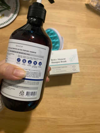 달리프 베러 퍼퓸 샴푸 1000ml 레이니데이 or 일랑로즈 — 4.5점을 준 리뷰어가 2020년 2월 올린 사용 사진