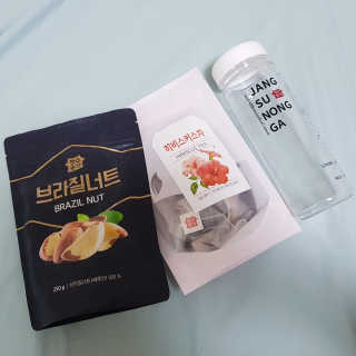 장수농가 브라질너트, 히비스커스 — 5점을 준 리뷰어가 2018년 8월 올린 사용 사진
