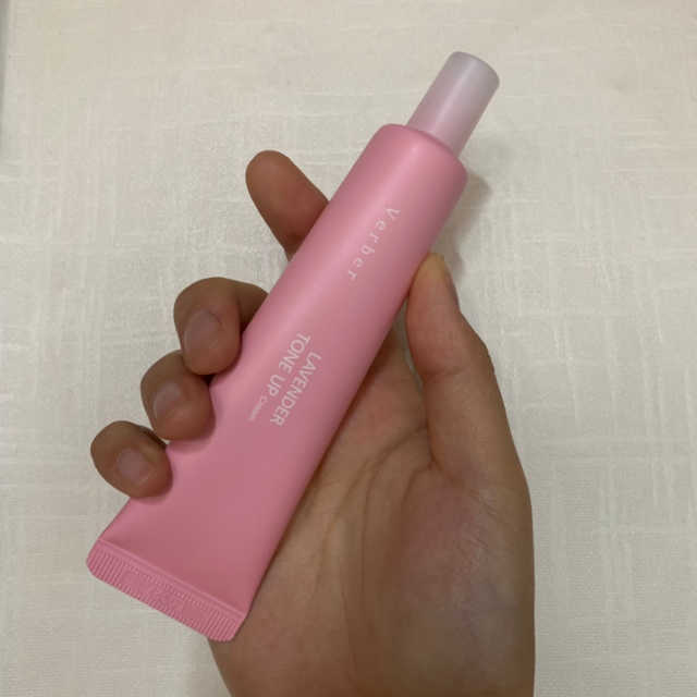 라벤더 톤업크림 리뷰 사진