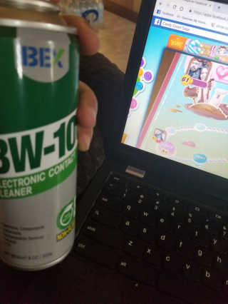 BW-100, 전자 접점 클리너 — 5점을 준 리뷰어가 2019년 9월 올린 사용 사진