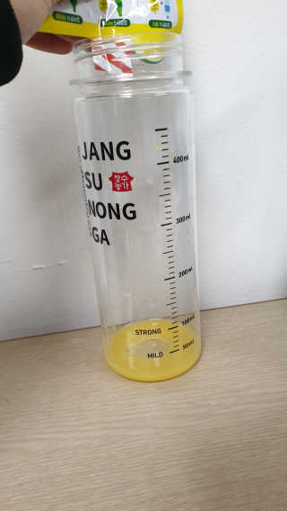 장수농가 리얼깔라만시 원샷 50ml 10팩+보틀 — 5점을 준 리뷰어가 2019년 4월 올린 사용 사진