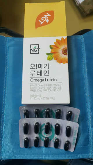 네츄럴굿띵스 오!메가루테인 60일분 — 4.33점을 준 리뷰어가 2018년 5월 올린 사용 사진