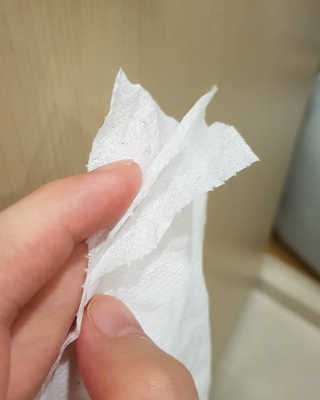 잘풀리는집 부드러운 모이스처 3겹 화장지 30롤 — 5점을 준 리뷰어가 2019년 9월 올린 사용 사진