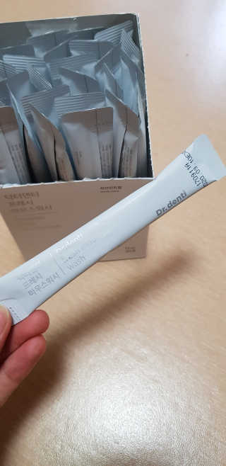 Dr.denti 닥터덴티 프레시 마우스워시 (30ea) — 5점을 준 리뷰어가 2017년 10월 올린 사용 사진