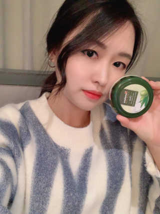 히말라야코리아 올리브 수분크림 — 5점을 준 리뷰어가 2019년 11월 올린 사용 사진