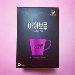 한국맥널티 아이브루 헤이즐넛향 100T — 5점을 준 리뷰어가 2019년 11월 올린 사용 사진