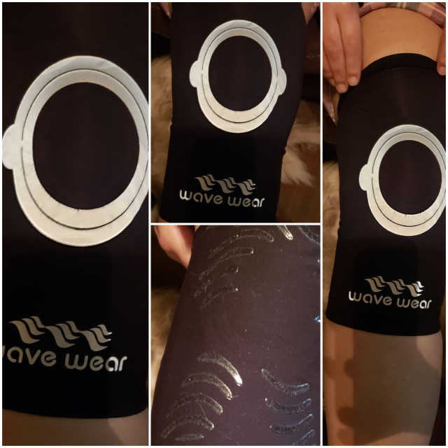 웨이브웨어 키네시올로지 스포츠테이핑 무릎보호대 리뷰 사진