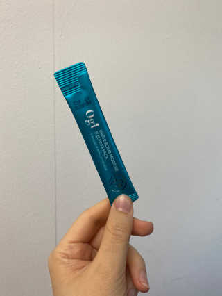 오지아이 워터 밤 모이스처 슬리핑 팩 4ml X 20pcs — 3점을 준 리뷰어가 2020년 2월 올린 사용 사진