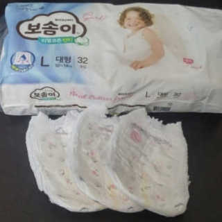 보솜이 리얼코튼 팬티형 — 5점을 준 리뷰어가 2019년 3월 올린 사용 사진