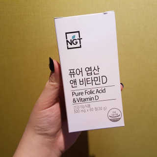 네츄럴굿띵스 퓨어 락토 철분 60일분 — 3점을 준 리뷰어가 2018년 2월 올린 사용 사진