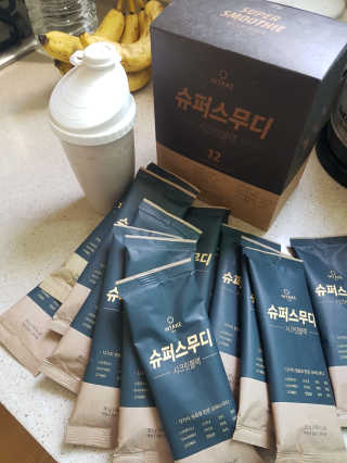 인테이크 슈퍼스무디 시크릿블랙(30g*14팩) — 5점을 준 리뷰어가 2017년 3월 올린 사용 사진