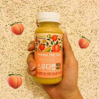 풀무원 스무디랩 피치&비타 — 4.5점을 준 리뷰어가 2017년 11월 올린 사용 사진