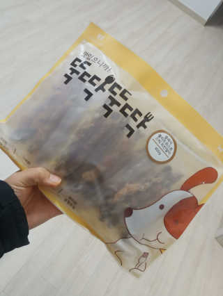 [펫토리아] 뚝딱뚝딱 400g 강아지 간식 베스트5종 — 4.5점을 준 리뷰어가 2019년 1월 올린 사용 사진