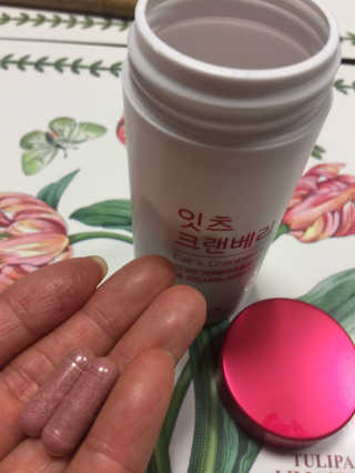 네츄럴굿띵스 잇츠 크랜베리 1병 30일분 — 5점을 준 리뷰어가 2019년 10월 올린 사용 사진