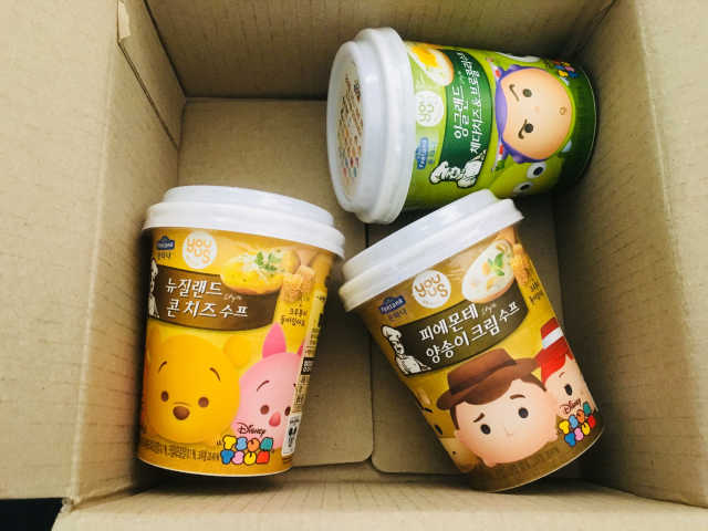 유어스)디즈니 컵 수프 리뷰 사진