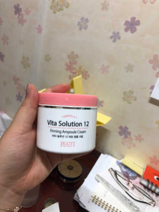 지고트 비타솔루션12 퍼밍 앰플 크림 100ml — 5점을 준 리뷰어가 2019년 6월 올린 사용 사진