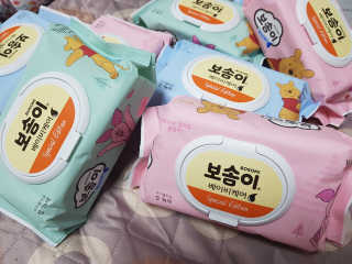 보솜이 아기물티슈 베이비케어 푸에디션 캡 74매 10입 — 5점을 준 리뷰어가 2019년 4월 올린 사용 사진