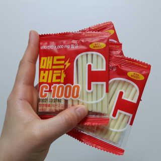 매드비타C 1000 — 5점을 준 리뷰어가 2019년 4월 올린 사용 사진