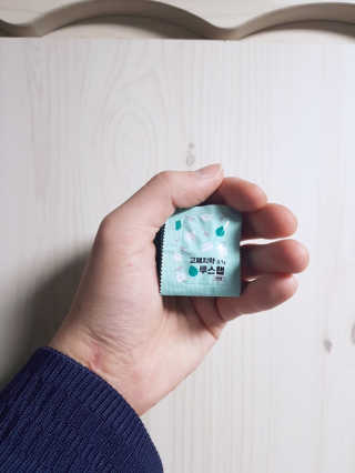 솔테라피 씹는 고체치약 투스탭 스파클레몬 6정 x 5박스 — 5점을 준 리뷰어가 2019년 5월 올린 사용 사진
