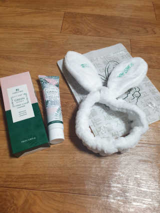 포레스트힐 그린 밸런스 클렌져 100ml + 토끼 헤어밴드 — 5점을 준 리뷰어가 2020년 2월 올린 사용 사진