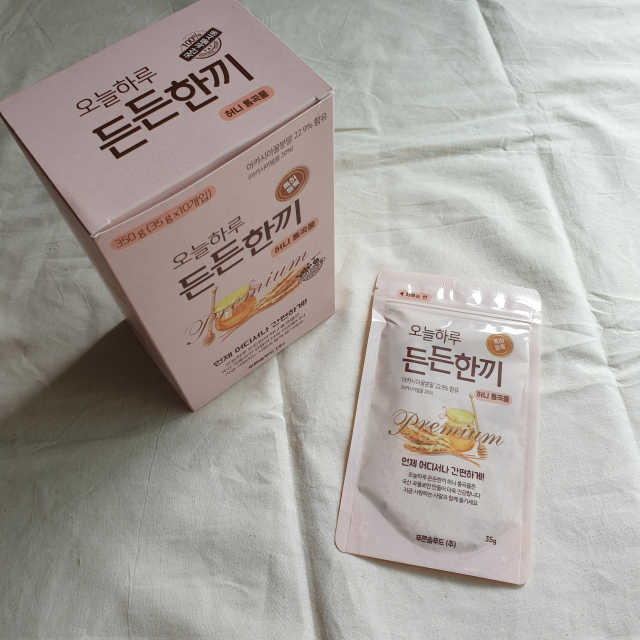 [정선드림] 오늘하루 든든한끼 허니통곡물 1BOX 리뷰 사진