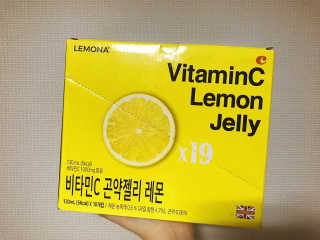 푸드마스터그룹 레모나 비타민C 곤약젤리 2종 — 5점을 준 리뷰어가 2019년 2월 올린 사용 사진