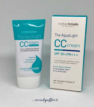 마더메이드 더 아쿠아라이트 CC크림 SPF50+ PA+++ — 5점을 준 리뷰어가 2019년 12월 올린 사용 사진