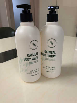 (주)에네스티 내추럴 촉촉  오트밀 바디로션 500ml — 4점을 준 리뷰어가 2020년 3월 올린 사용 사진