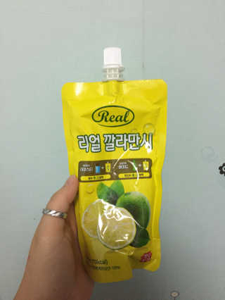 장수농가 리얼깔라만시 — 5점을 준 리뷰어가 2018년 6월 올린 사용 사진