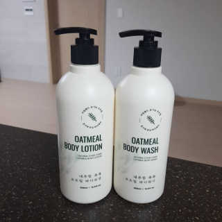 (주)에네스티 내추럴 촉촉  오트밀 바디워시 500ml — 5점을 준 리뷰어가 2019년 9월 올린 사용 사진
