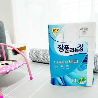 잘풀리는집 더 도톰한 3겹 데코 30롤 — 5점을 준 리뷰어가 2018년 5월 올린 사용 사진