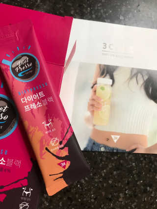 프리미엄 다이어트커피,  쓰리케어 다이어트프레소 — 5점을 준 리뷰어가 2019년 2월 올린 사용 사진